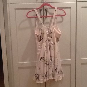 Dress floral ties up the back sz med