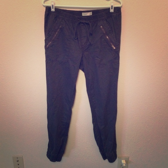 Sold!  abercrombie and fitch tapered cargo pants