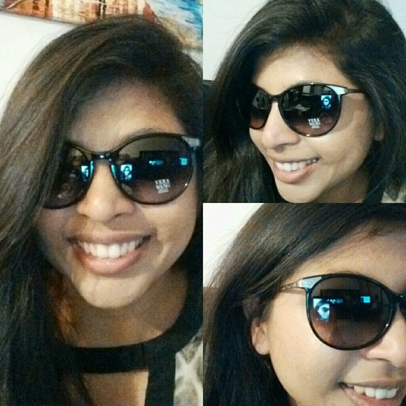 New Vera Wang cat-eye embellished Sunglasses - Picture 3 of 4