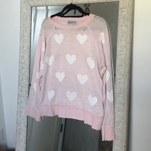Wildfox distressed sweater