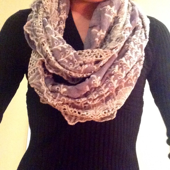 Blue Detailed Anthropologie Scarf