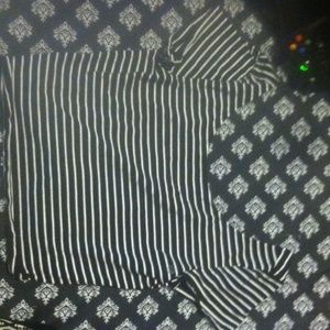 American eagle stripped crop top
