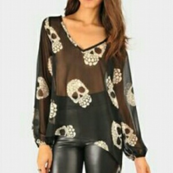 Sheer blouse