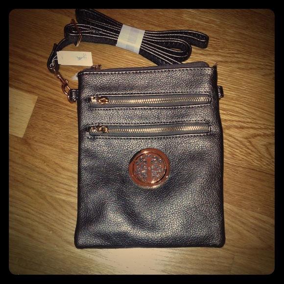 Metallic and Gold Crossbody Bag NWT