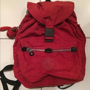 Kipling red backpack