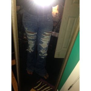 American eagle jeans boho artist