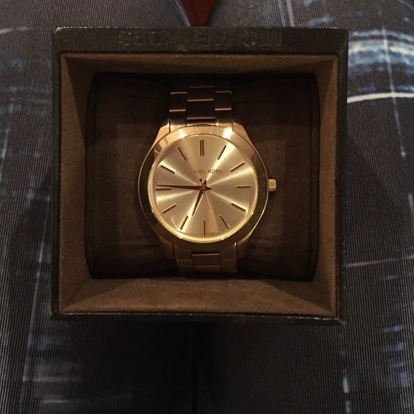 Michael Kors Runway watch, Classic and clean.