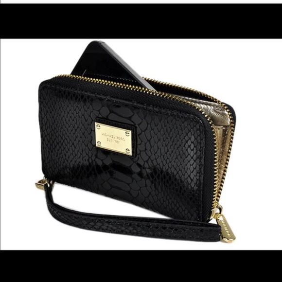 Michael Kors Python Wristlet