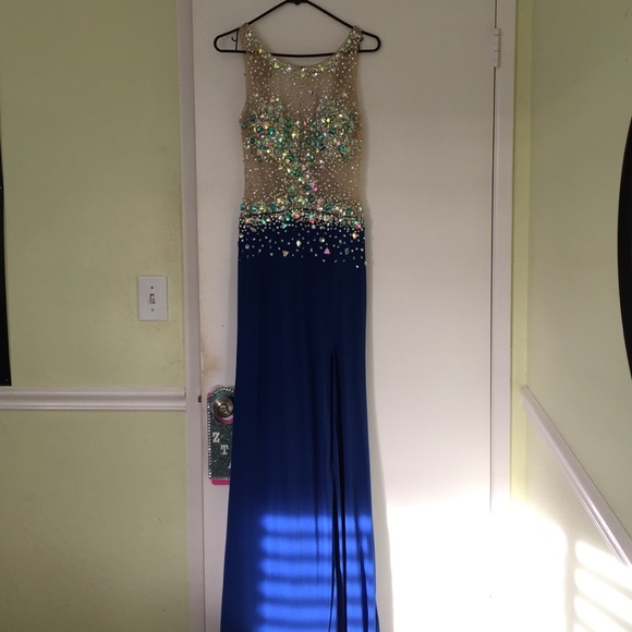 long ballroom gown only worn once.