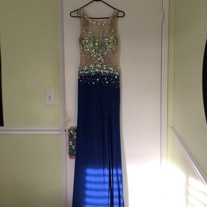 long ballroom gown only worn once.