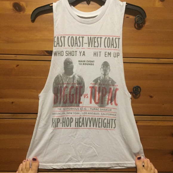 Biggie tupac round tank