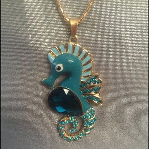 🐚Mystic Teal Seahorse🐚