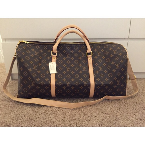 BNWT Big Brown Keepall Duffel Bag👜