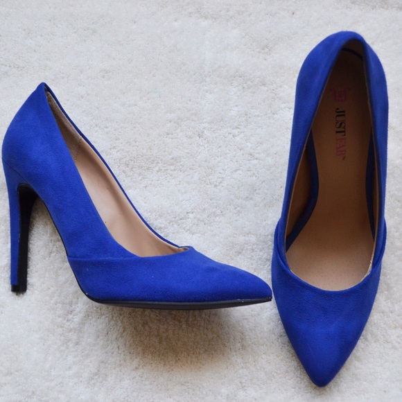 Blue Stiletto Heels