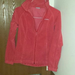 Pink Columbia zip up jacket