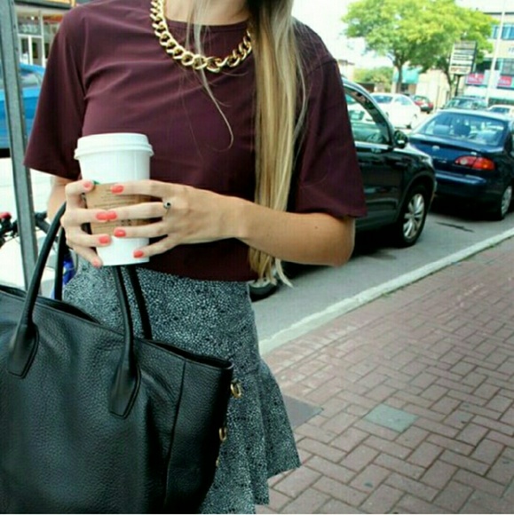 Maroon Lulu Good To Go Tee