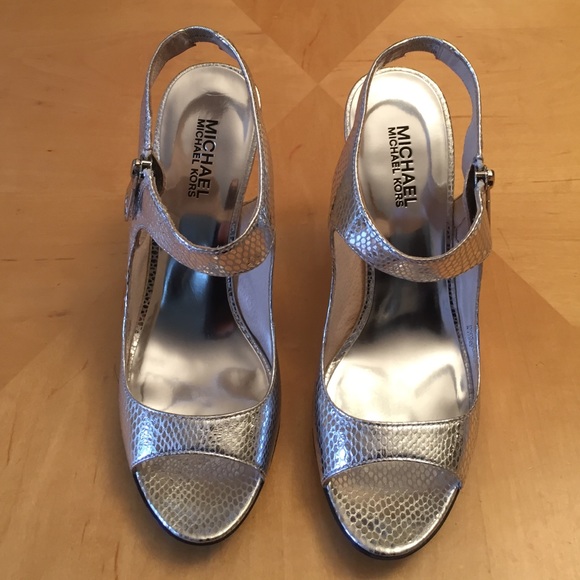 Michael Kors open toe high heels