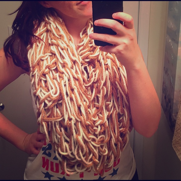 Super Chunky Armknit Infinity Scarf