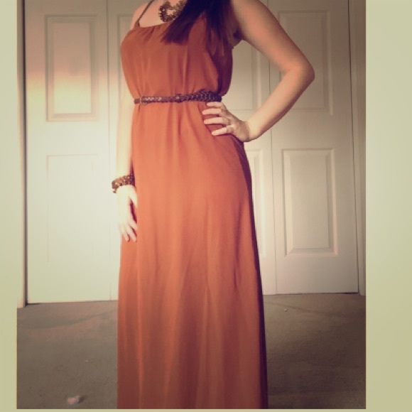 Orange Maxi Dress
