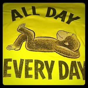 Curious George yellow size  xl Tall T-shirt