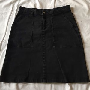 Ralph Lauren Black Denim Skirt