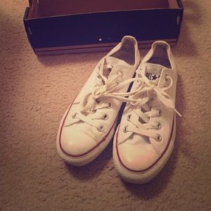 All white converses!