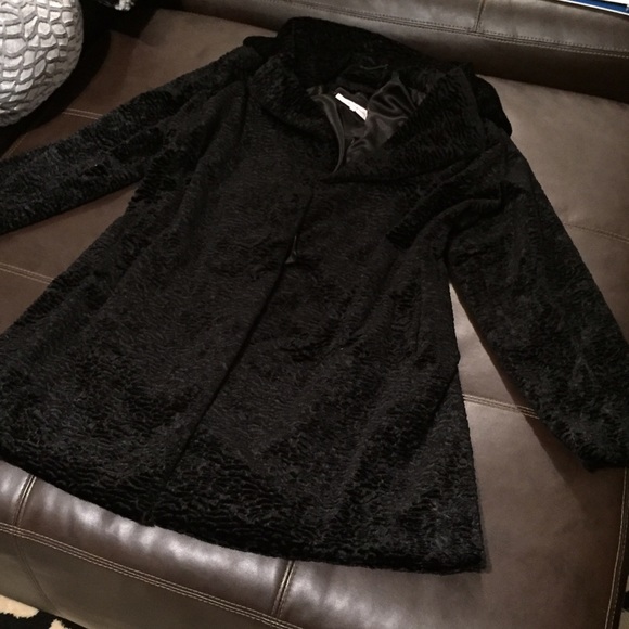 Calvin Klein black trench coat