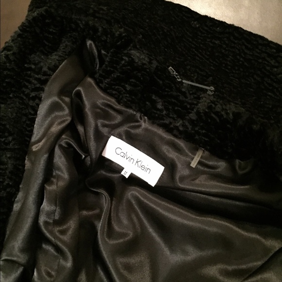 Calvin Klein black trench coat - Picture 2 of 3