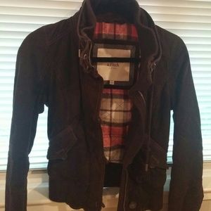 Used Abercrombie Brown jacket size xs