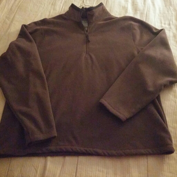 Old Navy fleece pullover chocolate brown