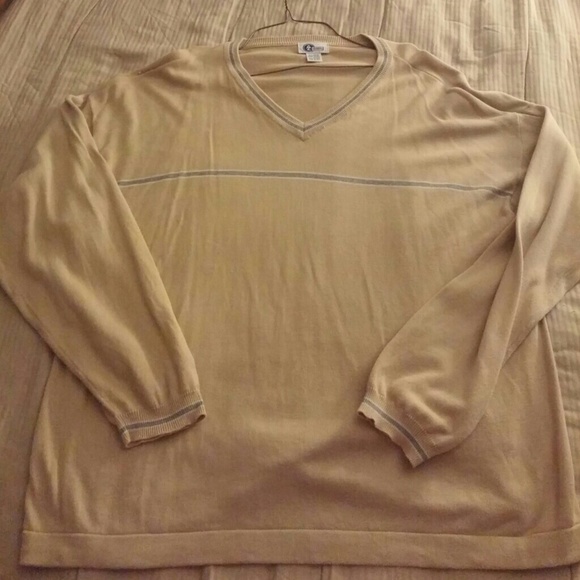 Arizona cream v-neck lightweight sweater
