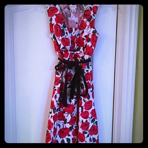 Floral print maternity dress