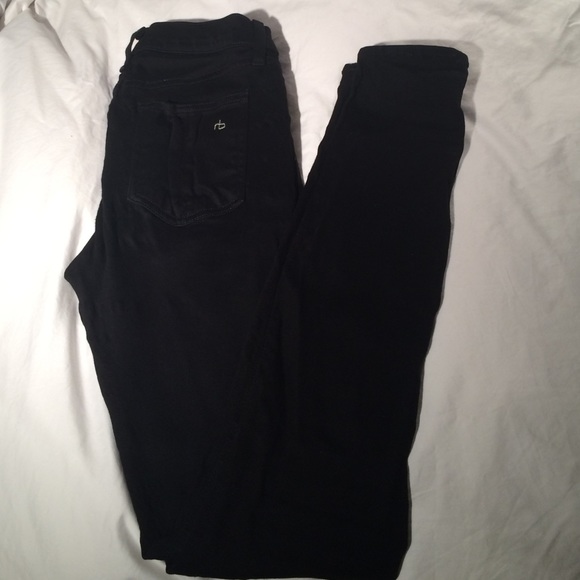 Black rag & bone jeans.