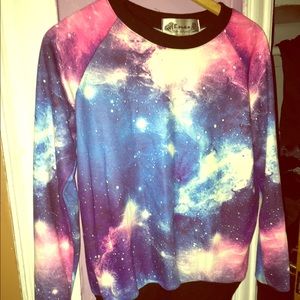 Galaxy Print SweatShirt
