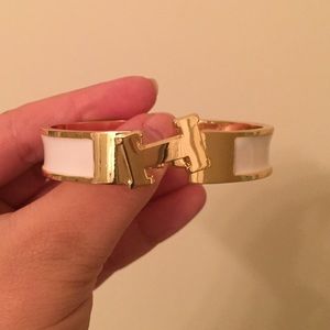 H Bracelet, white click bracelet