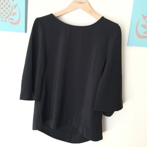 NWT DKNY Silky loose fit Blouse Top XS