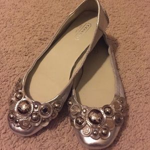 Silver Coach flats