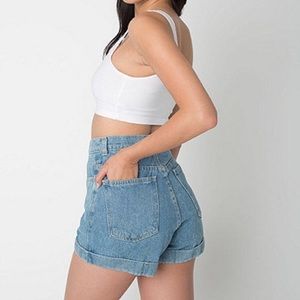 American Apparel jean shorts