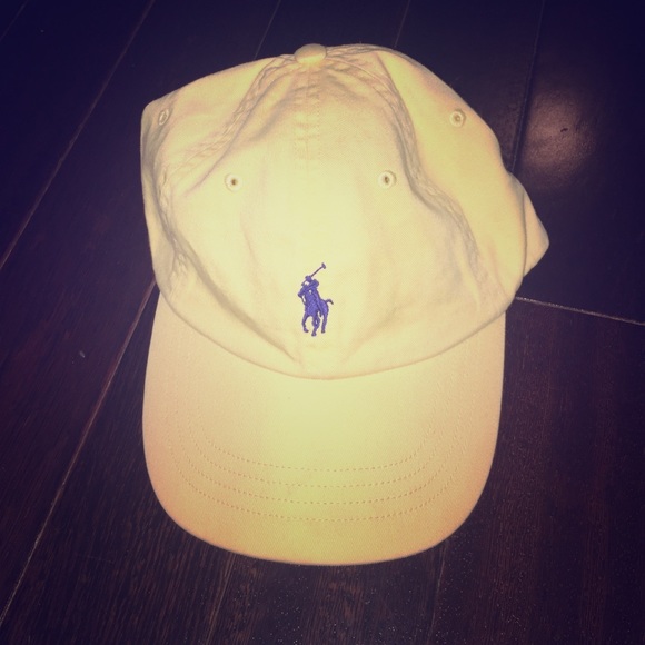 Yellow Ralph Lauren hat!