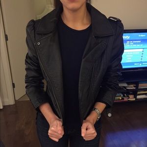 H&M faux leather jacket
