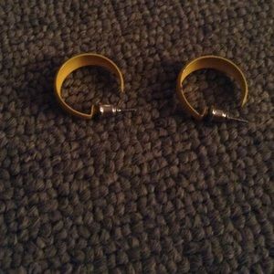 Yellow earrings
