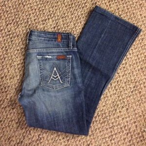 Size 25 'A' Pocket Seven For All Mankind jeans