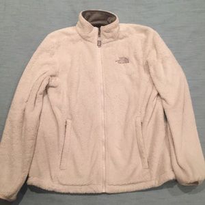 🎉1 HOUR SALE🎉White North Face Fleece