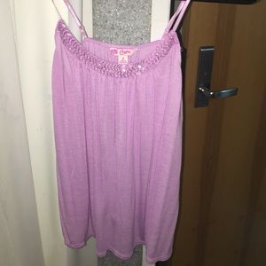 Shimmery Lavendar Tank top