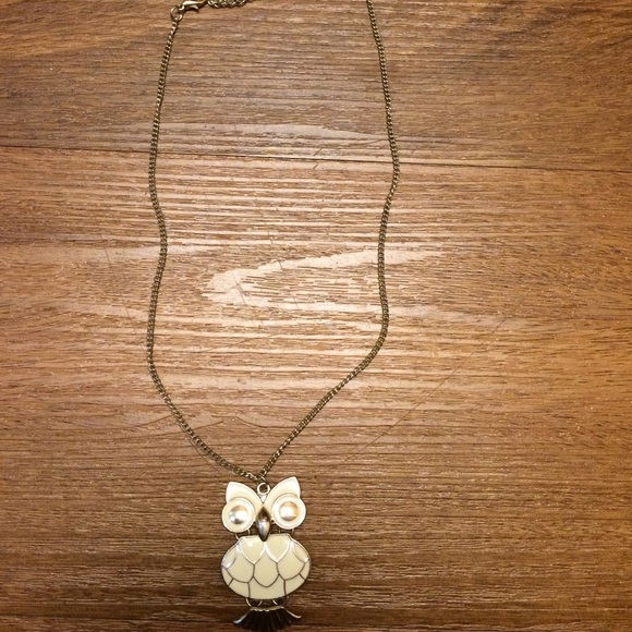 Adorable owl necklace