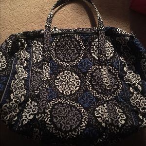 Vera Bradley large quilted duffel