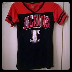 Fighting illini tee shirt