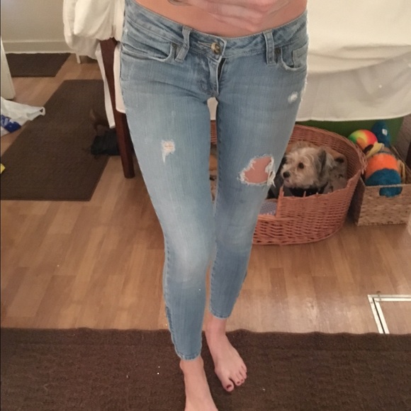 Pacsun crop skinny jeans