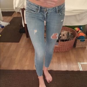 Pacsun crop skinny jeans