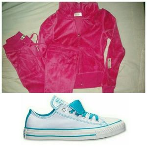 Track suit & converse bundle